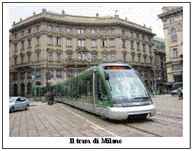 Text Box:  
Il tram di Milano 
